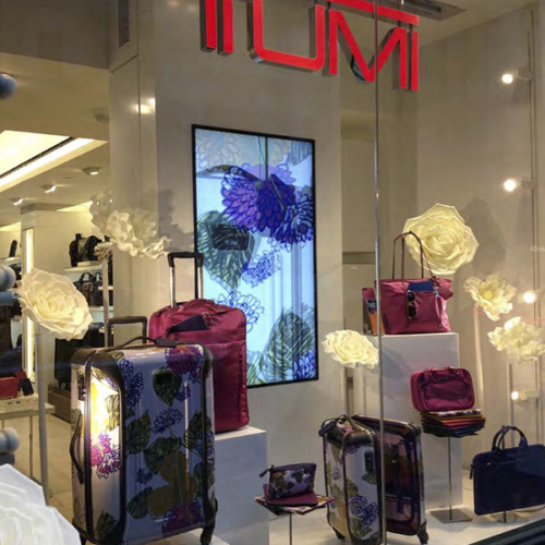 Retail Holiday Roll Outs, Tumi Holiday, EVA Foam, Branded Design Solutions, Retail Holiday